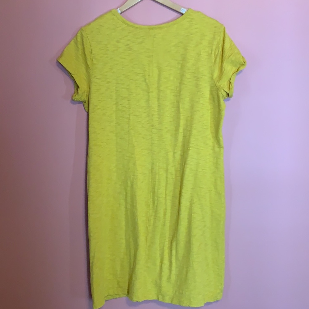 Mustard T-shirt Dress - Picture 3 of 4